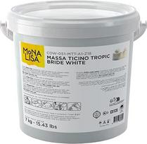 Massa Ticino Tropic Bride White Icing by Mona Lisa, cukraus pasta tortams, universali, 7 kg, skirta kepimui, modeliavimui, dengimui ir dekoravimui