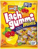 nimm2 Lachgummi Minis - 1 x 258 g (20 mini pakuočių) - vaisių guma su vaisių sultimis ir vitaminais - atskirai įpakuoti saldainių maišeliai