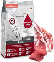 PLATINUM - Suaugusių šunų ėrienos ėdalas, pagamintas iš mėsos sulčių - 5 kg sausas maistingųjų medžiagų turtingas sausas ėdalas kaip BARF - ypač skanus sausas ėdalas mažiems ir dideliems šunims - išbandytas Vokietijoje