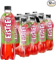 Rauch Eistee Strawberry Kiwi Gaivinamoji vaisių arbata su vaisių sultimis, sertifikuota veganų, puiki atgaiva bet kokiai progai, malšinanti troškulį, 12 x 0,50 l