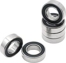 Rutuliniai guoliai 6 PC 6204 Hibridiniai keraminiai guoliai 20 x 47 x 14 mm ABEC-7 Pramoninių variklių velenų 6204RS Hibridinis Si3N4 rutulinis guolis 6204RS