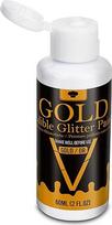 Skysti valgomieji blizgučiai - 60 ml auksiniai maistiniai dažai, metaliniai skysti valgomieji blizgučiai gėrimams, pyragams, kepiniams, kokteiliams, auksiniai maistiniai dažai fondantui, tortų dekoravimui (auksiniai)