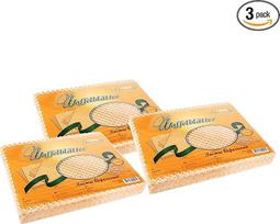 Vaflių lakštai Torto lėkštės Vaflių lėkštės, 30 vnt. (3 x 350 g)
