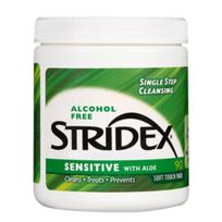 a0839 STRIDEX Sensitive Pads with Aloe – Alcohol-Free Single-Step Acne Care 90 Pads (220g) Sensitive Pads with Aloe 1