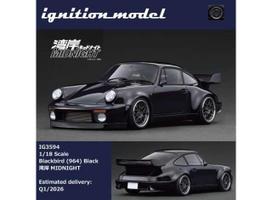 PRE-ORD3R Ignition Modeliukas 1/18 Blackbird (964) *MIDNIGHT*, black