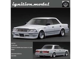 PRE-ORD3R Ignition Modeliukas 1/18 Toyota Crown Royal Saloon G (130) , pearl white