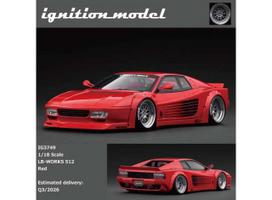 PRE-ORD3R Ignition Modeliukas 1/18 LB-WORKS 512, red