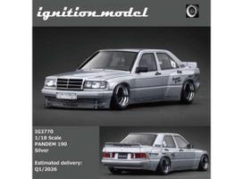 PRE-ORD3R Ignition Modeliukas 1/18 PANDEM 190, silver