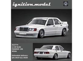 PRE-ORD3R Ignition Modeliukas 1/18 PANDEM 190, white