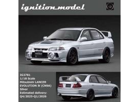 PRE-ORD3R Ignition Modeliukas 1/18 Mitsubishi Lancer Evolution IV (CN9A),silver