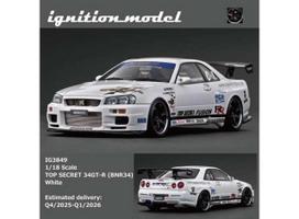 PRE-ORD3R Ignition Modeliukas 1/18 TOP SECRET 34GT-R (BNR34), white