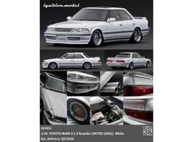 PRE-ORD3R Ignition Modeliukas 1/18 Toyota MARK II 2.5 Grande LIMITED (GX81), white