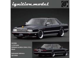 PRE-ORD3R Ignition Modeliukas 1/18 Nissan Cedric Cima (Y31), black