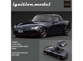 PRE-ORD3R Ignition Modeliukas 1/18 Honda S2000 (AP1), black
