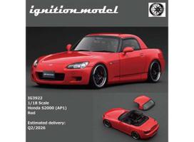 PRE-ORD3R Ignition Modeliukas 1/18 Honda S2000 (AP1), red