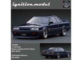 PRE-ORD3R Ignition Modeliukas 1/18 Nissan Skyline GTS-R (R31), blue-black
