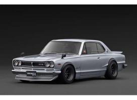PRE-ORD3R Ignition Modeliukas 1/18 Nissan Skyline 2000 GT-R (KPGC10), silver