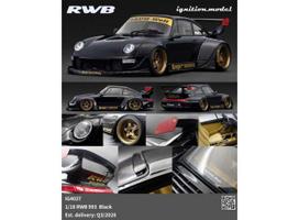 PRE-ORD3R Ignition Modeliukas 1/18 RWB 993, black