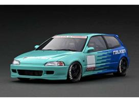 PRE-ORD3R Ignition Modeliukas 1/18 Honda Civic (EG6), blue/green