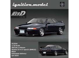 PRE-ORD3R Ignition Modeliukas 1/18 Initial D Nissan Skyline GT-R V-SpecII(BNR32), black