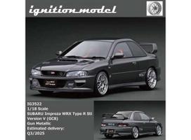PRE-ORD3R Ignition Modeliukas 1/18 Subaru Impreza WRX Type R Sti Version V (GC8), gun metallic