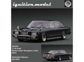 PRE-ORD3R Ignition Modeliukas 1/18 Nissan Cedric Brougham (330), black