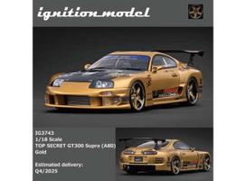 PRE-ORD3R Ignition Modeliukas 1/18 TOP SECRET GT300 Supra (A80), gold