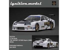 PRE-ORD3R Ignition Modeliukas 1/18 TOP SECRET GT300 Supra (A80), white