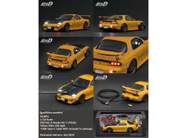 PRE-ORD3R Ignition Modeliukas 1/18 Mazda RX-7 (FD3S) Initial D with LED light, yellow