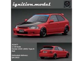 Ignition Modeliukas 1/18 Honda Civic (EK9) Type R, red