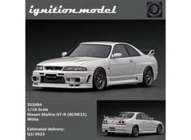Ignition Modeliukas 1/18 Nissan Skyline GT-R (BCNR33), white