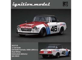 PRE-ORD3R Ignition Modeliukas 1/18 Datsun Fairlady 2000 (SR311), red/white