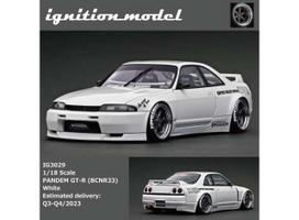 Ignition Modeliukas 1/18 Nissan Skyline Pandem GT-R BCNR33, white