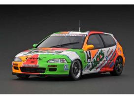 Ignition Modeliukas 1/18 1993 Honda Civic JTC #73 *JACCS*, green/orange/white