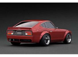 PRE-ORD3R Ignition Modeliukas 1/18 Nissan Fairlady Z (S30) STAR ROAD, red metallic