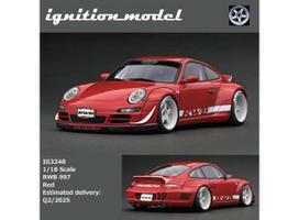 PRE-ORD3R Ignition Modeliukas 1/18 RWB 997, red