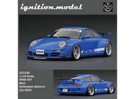 PRE-ORD3R Ignition Modeliukas 1/18 RWB 997, blue