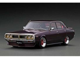 Ignition Modeliukas 1/18 Nissan Skyline 2000 GT-X (GC110), purple
