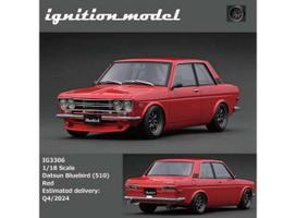 PRE-ORD3R Ignition Modeliukas 1/18 Datsun Bluebird (510), red