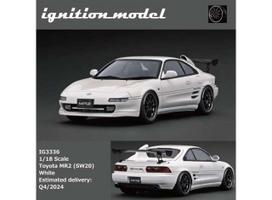 PRE-ORD3R Ignition Modeliukas 1/18 Toyota MR2 (SW20), white