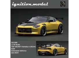 PRE-ORD3R Ignition Modeliukas 1/18 Nissan Top Secret Fairlady Z (RZ34), gold