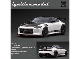 PRE-ORD3R Ignition Modeliukas 1/18 Nissan Top Secret Fairlady Z (RZ34), white