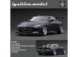 PRE-ORD3R Ignition Modeliukas 1/18 TOP SECRET Fairlady Z (RZ34), matte black