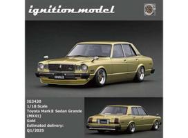 PRE-ORD3R Ignition Modeliukas 1/18 Toyota Mark II Sedan Grande (MX41), gold