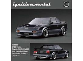 PRE-ORD3R Ignition Modeliukas 1/18 Toyota MR2 (AW11), gun metallic/silver