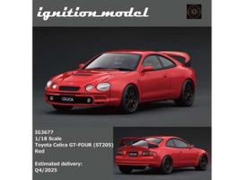 Ignition Modeliukas 1/18 Toyota Celica GT-FOUR (ST205), red