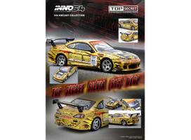 PRE-ORD3R Inno64 Modeliukas 1/64 2004 TOP SECRET Silvia (S15) D1 Grand Prix Series Champion, gold