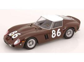 PRE-ORD3R KK - Scale Modeliukas 1/12 1962 Ferrari 250 GTO #86 Scarletti/Ferraro Targa Florio, brown/white