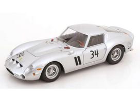 PRE-ORD3R KK - Scale Modeliukas 1/12 1963 Ferrari 250 GTO #34 Cordes Hockenheim, silver