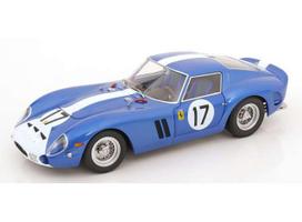 PRE-ORD3R KK - Scale Modeliukas 1/12 1962 Ferrari 250 GTO #17 24h Le Mans , blue/white